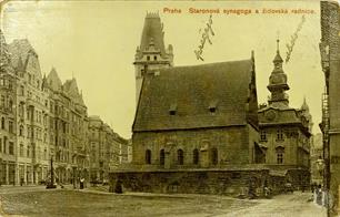Czech, Prague, Altneuschul Synagogue 